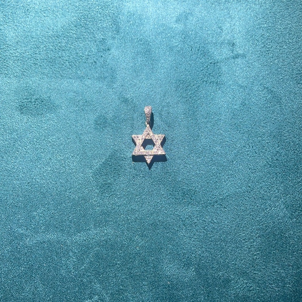 Sterling silver Star of David pendant